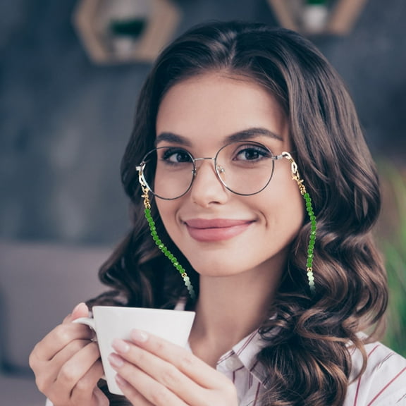 MLINS Beaded Eyeglasses Chain Eye Glasses Holders Strap Around Neck Sunglasses Strap Eyeglasses Lanyards Anti-Lost Glasses Ropes For Men Women