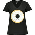 thumbnail image 3 of Inktastic White Donut Women's Plus Size V-Neck T-Shirt, 3 of 5