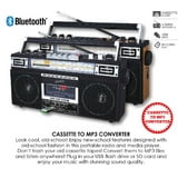Supersonic Portable AM/FM Radio, Black, SC-3201BT-BK - Walmart.com
