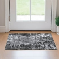 Addison Rugs Mayfield Washable Transitional Modern Gray Rectangle Rug, 1'8" x 2'6"