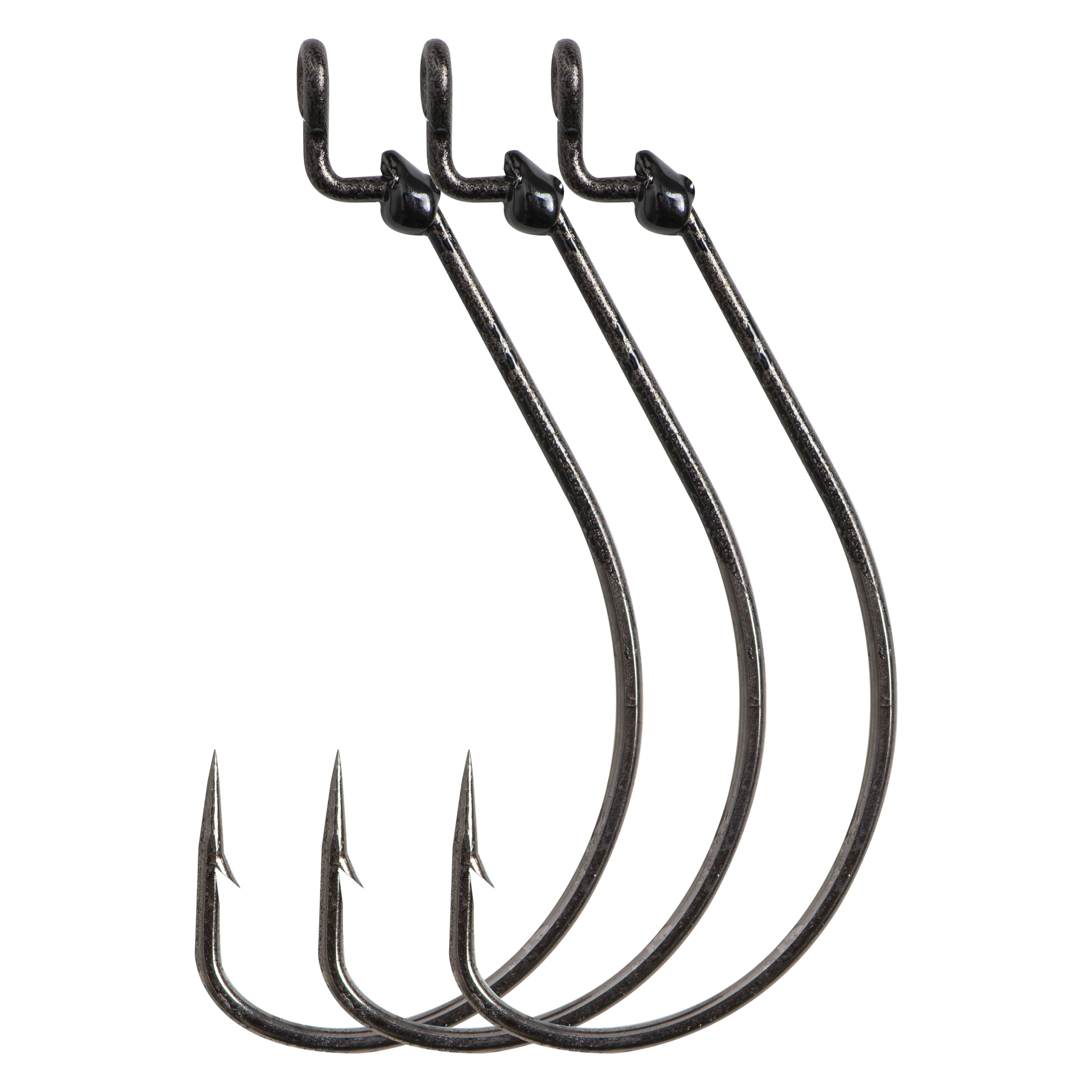 Mustad KVD Grip Pin Lite Hook - Size: 1/0 (Black Nickel) 3pc