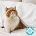 thumbnail image 3 of Fleece Throw Blanket for Couch White - King (108" x 90"), 3 of 5