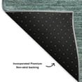 thumbnail image 3 of Addison Rugs Mayfield Washable Transitional Circles Teal Rectangle Rug, 8' x 10', 3 of 6