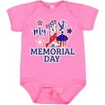thumbnail image 3 of Inktastic My 1st Memorial Day with Cupcake and Stars Boys or Girls Baby Bodysuit, 3 of 5