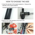 thumbnail image 6 of UPANBIKE Bike Seat Post Aluminum Alloy Length 350mm Diameter 30.8mm Bicycle Seatpost Black for Mountain Bike Road Bicycle, 6 of 7