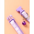 thumbnail image 4 of Paw Print Bell Decor Reflective Pet Collar, 4 of 4