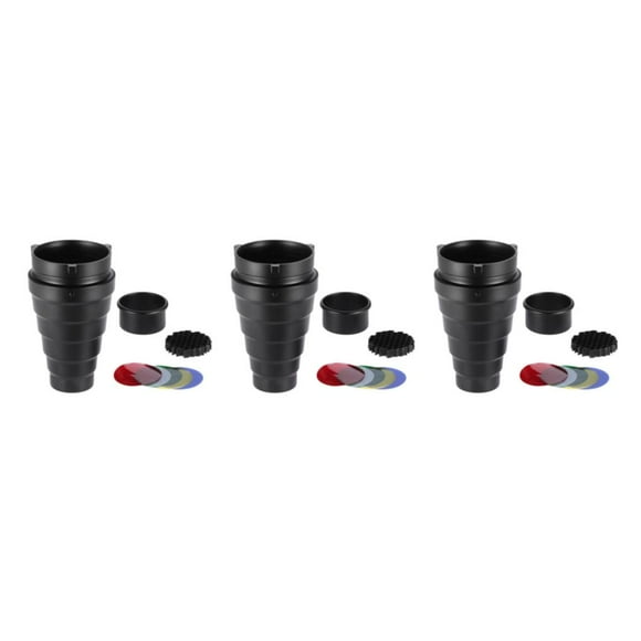 Sidaley Snoot cónico de aleación de aluminio para Bowens Mount Flash Speedlite Type1 NO1