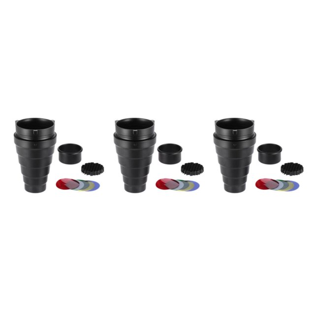Sidaley Snoot cónico de aleación de aluminio para Bowens Mount Flash Speedlite Type1 NO1