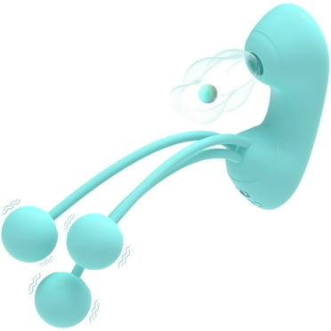 3 Vibrating Mode Beads Sucking Vibrator,2-in-1 G-spot & Clitoris Stimulator with 10 Suction 9 Vibration Modes,Adult Sex Toys for Women