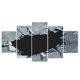 thumbnail image 1 of 5pcs Pintura Arte Contemporáneo En s Pinturas Al De Decoración Moderna Pinturas Del Arte De Pared 3 Baoblaze Sin marco PVC Wall Art Painting, 1 of 8