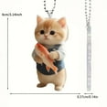 thumbnail image 3 of Mirror for Car Car Pendant Decoration 2D Flat Car Rearview Mirror Pendant Decoration Car Rearview Mirror, 3 of 9