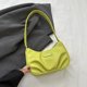 thumbnail image 4 of Bolsos Hobo para mujer Bolsos de moda ligeros Bolso de mano sólido (Verde) Likrtyny Para Estrenar, 4 of 6
