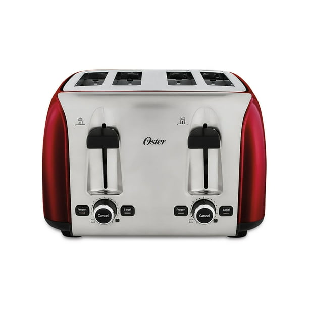 Oster 4 Slice Red Toaster
