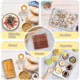 thumbnail image 3 of Stainless Steel Bakeware Set of 7 Pieces Oven and Toaster Oven Baking Pan Set Square Round Cake Pan Muffin Pan Loaf Pan Lasagna Pan Baking Sheet Dishwasher Safe, 3 of 7