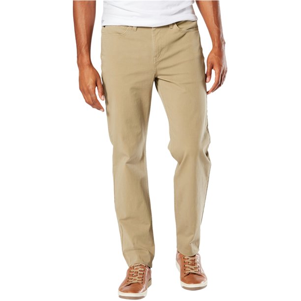 Pantalones Casual Dockers para Hombre Corte Recto Vaquero Color Beige 34 W x 30 L