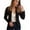 ZAD Black, variant on Womens Blazer Jackets Shawl Neck Casual Business Jackets Solid Color Cardigan Jacket Slim Fit Long Sleeve Blazer Ladies Casual Outwear