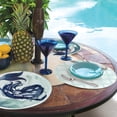 thumbnail image 4 of CounterArt "Mermaid Scales" 4-Pack Round Reversible Tabletop Placemats, 4 of 7