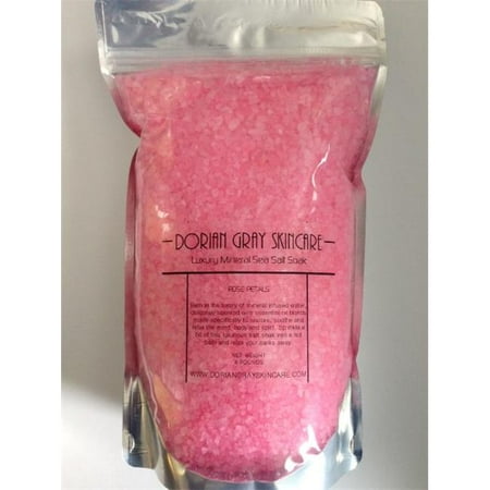 Dorian Gray Skincare HX-FAG1-MNOT Luxury Mineral Sea Salt Soak, Rose Petals
