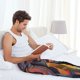 thumbnail image 5 of Balery Abstract Pattern Penguin Pantalones de pijama para hombre, pijama ultraligero, pantalón de descanso-Large, 5 of 6