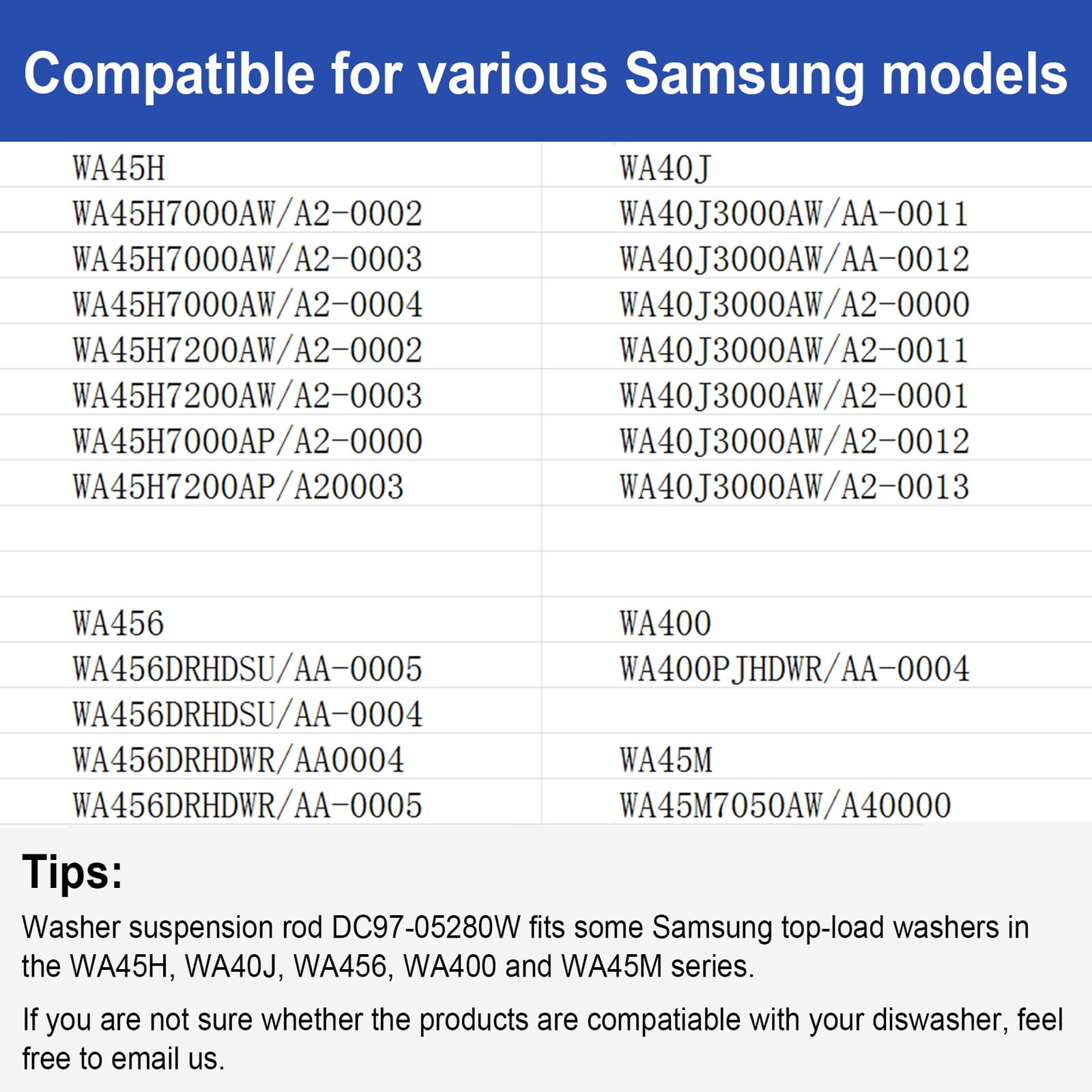 samsung wa45h