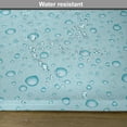 thumbnail image 6 of Ambesonne Aqua Place Mats Set of 4, Water Drops Oceanic Naval, Standard Size, Pale Blue, 6 of 6