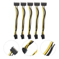 thumbnail image 1 of SWETRACE 5Pcs 7.9X2.0X0.4in PCI-E to Cord for Graphics Card Power Supply Adapter Cable Repair, 1 of 5