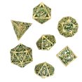 thumbnail image 3 of Juego de Dados ANGGREK 7 Piezas Poliédricas de Metal, 3 of 8