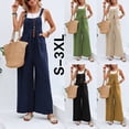 thumbnail image 2 of Ropa de mujer popular europea y americana, estilo casual con tirantes de color sólido para mujer., 2 of 5