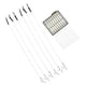 thumbnail image 5 of 6 piezas de aparejos de pelo de carpa, anzuelos de pesca sin púas, 6#, 8#, 10#, accesorios + Straight Shank, 5 of 7