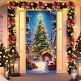 thumbnail image 3 of Christmas Door Cover - Polyester Door Decor for Front Doors, Indoor Doors and Walls - Durable, Reusable Holiday Festival Decoration with Easy Hanging Rope, 3 of 6