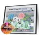 thumbnail image 1 of Cuadros Decorativos Taladro parcial de forma especial de letra de flor DIY de pintura de diamante 5D (KA349) Wdftyju embutido en tela, 1 of 9