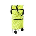 thumbnail image 2 of SPRING PARK Large Capacity Folding Trolley Bag Reusable Grocery Bags with Wheels, 2 of 6