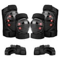 thumbnail image 1 of Juego De Protectores Profesionales 6 En 1, Rodilleras Ajustables, Coderas, Protectores De Manos, Equipo De Protección Para Niños Y Adultos Yuarrent AP007940-01, 1 of 6