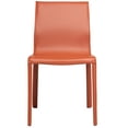 thumbnail image 4 of Elite Living STAN Modern Leather Side Chair Terracotta, 4 of 5