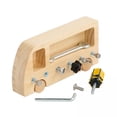 thumbnail image 1 of 4x Tablero de Tornillo Materiales Aprendizaje Educativo Juguetes Sunnimix tablero de destornillador, 1 of 8