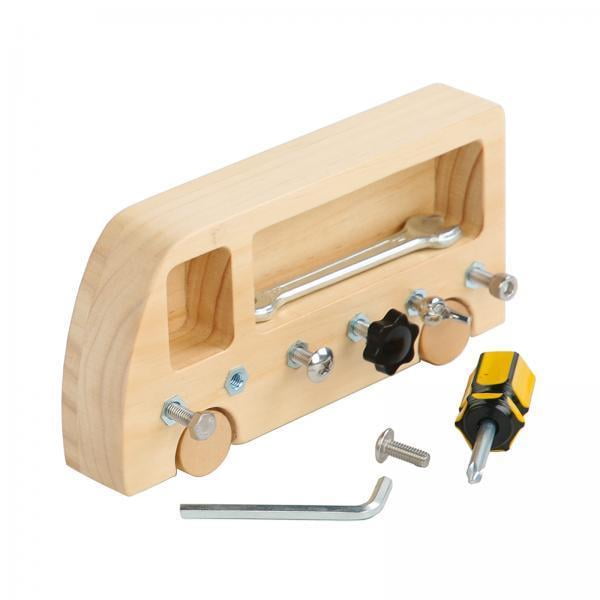 4x Tablero de Tornillo Materiales Aprendizaje Educativo Juguetes Sunnimix tablero de destornillador