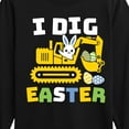 thumbnail image 3 of Instant Message - I Dig Easter - Toddler & Youth Long Sleeve Graphic T-Shirt, 3 of 6