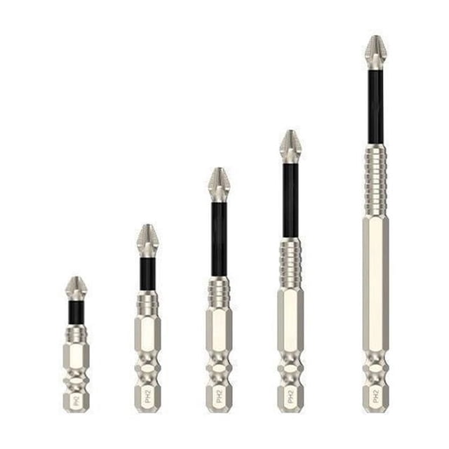 Lttoisl Anti Slip PH2 Impact Driver Bit Set Upgraded Magnetic Tools Screwdriver