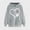 Gray, variant on Antqov Hoodies for Women, Pullover Heart Dog Paw Printed Drawstring Sweatshirts with Pocket, Daily Comfortable Lightweight Blouse