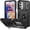 Black, variant on REQO Case for Samsung Galaxy A16 5G/A17 5G/A26,360° Kickstand & Slide Camera Cover,Military Heavy Duty Shockproof Hard Shell Protective Cases,6.7 inch