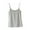 Gray, variant on Gfyviroh Tank Tops for Women Adjustable Spaghetti Strap Sleeveless Undershirts Solid Color Stretch Slim Cami Tops