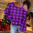 thumbnail image 2 of Besolor Cold Shoulder Tops for Women Long Sleeve Dressy Casual Ladies Blouses Loose Tunic Shirts Fall Clothes, 2 of 5