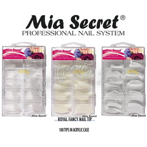 Mia Secret - Nail Tips - Royal Fancy 3pc - 100 - ALL 3