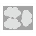 thumbnail image 2 of Nursery Wall Stickers Clouds Vinyl Wall Art for Kids Room Decor, 3pc, 17-Inch, Lt Gray, 2 of 2