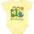 thumbnail image 3 of Inktastic Dinosaur 1st Birthday Cute Dino Theme Boys or Girls Baby Bodysuit, 3 of 5