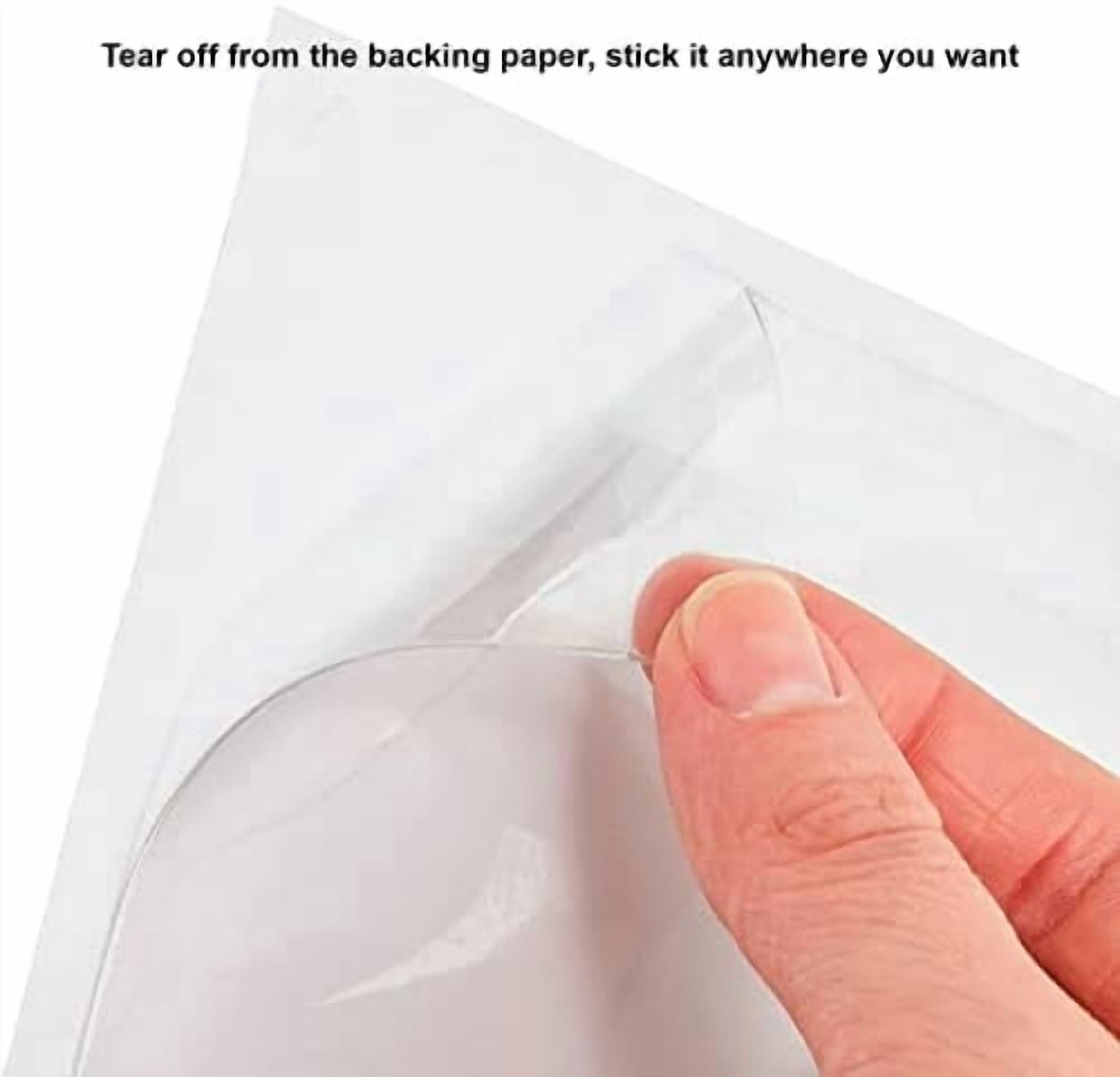 Clear Adhesive 4" x 6" Index Card Pockets with Top Open for Loading, 50 Pack, Plastic Labels Holders for Storage Bins and Library Card, Organizing and Protecting Your Index Cards or Photos