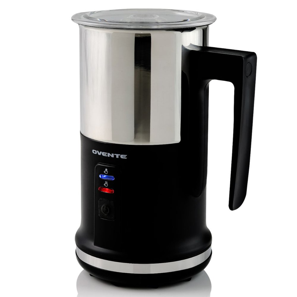 Ovente Electric Milk Frother with Stainless Steel Nonstick Carafe