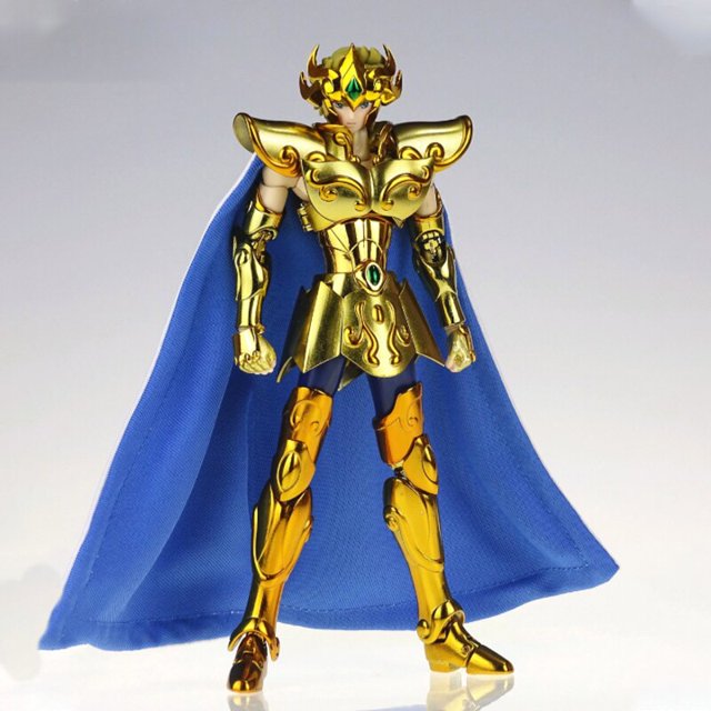 Saint Cloth-figura de acción de Saint Cloth, modelo Myth Leo Aioria, Mc Lion Starburst, de Color, 24k, Leo Metal Club Mc Leo Aioria Glod Ex 2,0