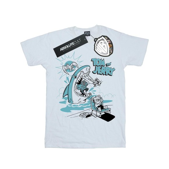 Tom et Jerry T-Shirt d'Été pour Garçons Requin