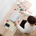 thumbnail image 3 of Long Mouse Pads for Desk,Pioneer Flower Floral Print Pattern Desk Mats on Top Of Desks, Desk Mouse Pad Extra Large with 3mm Non-Slip Base and Stitched Edge for Gaming,Office,Work,Home 31.5"x11.8", 3 of 6